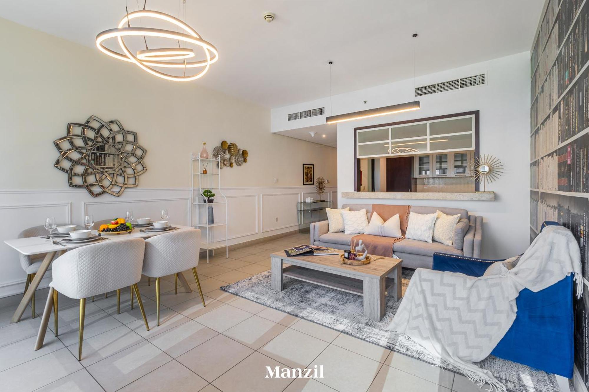 Stylish 2br With Burj Khalifa View Near Mall Dubai