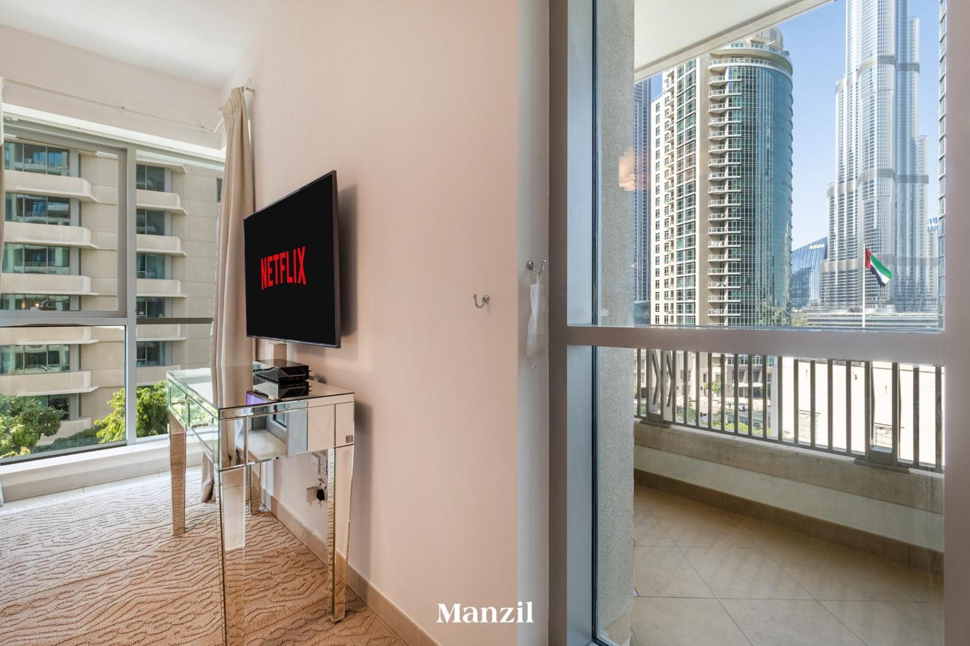 Appartement Stylish 2br With Burj Khalifa View Near Mall Dubai